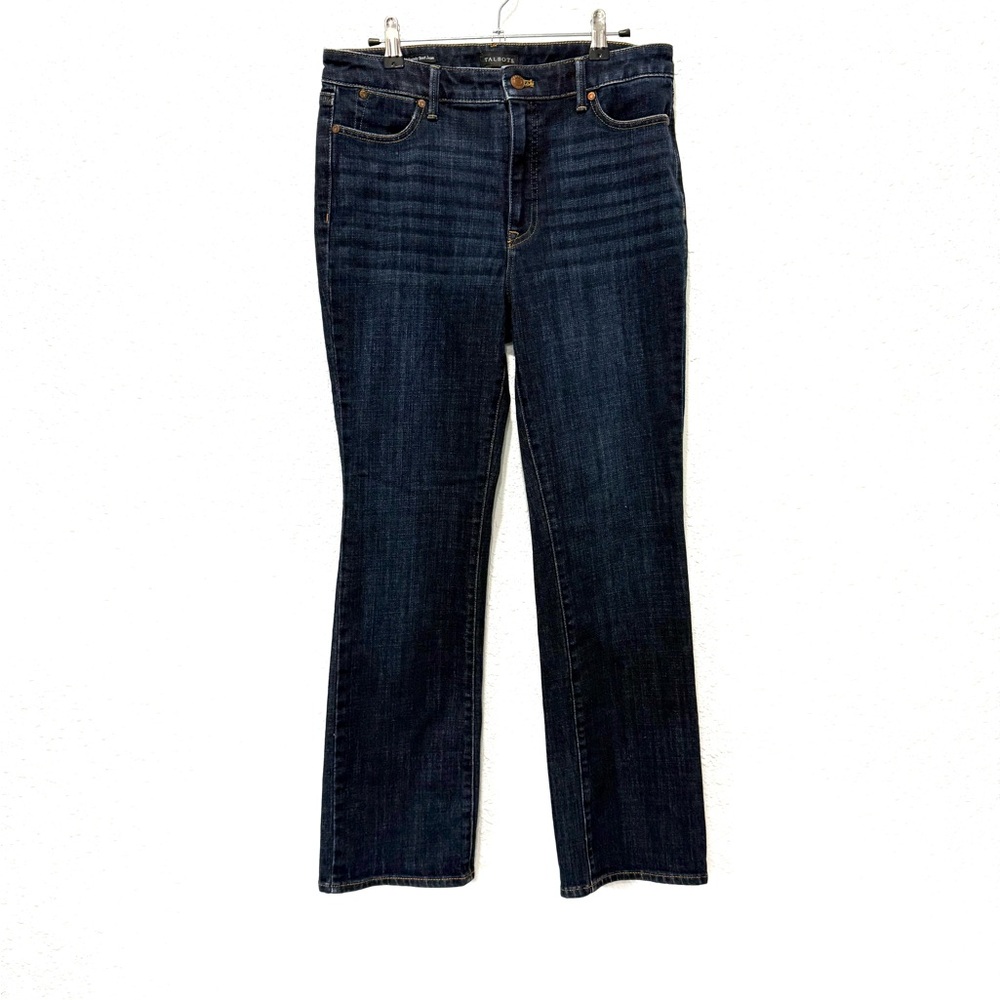 Talbots Women's barely boot Leg Jeans in Deep Indigo 8P